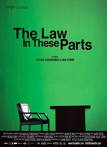 film poster for "The Law In These Parts"